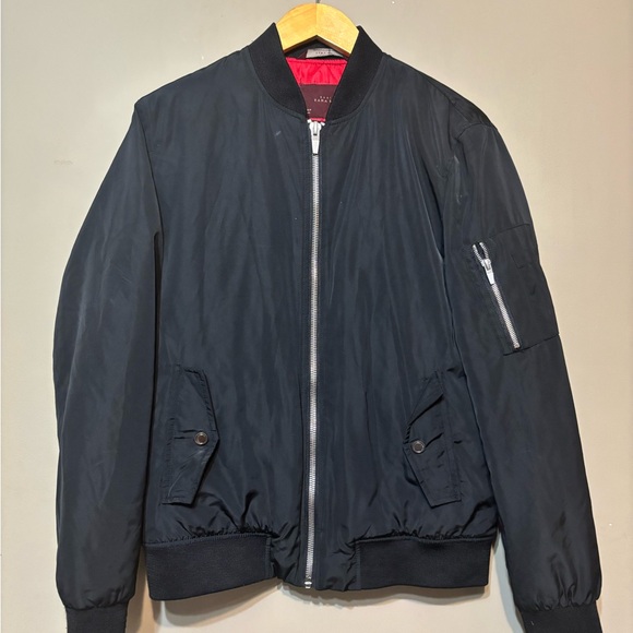 ZARA Black Bomber Jacket - Picture 5 of 7